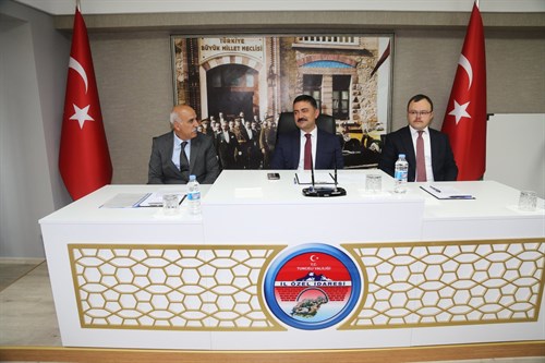 Sayın Valimiz İl Genel Meclisini ziyaret etti