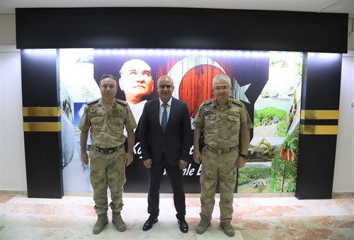 Komutanlarımızdan Genel Sekreterimiz Nazif YILDIRIM'a Ziyaret.