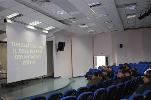 Göreve Yeni Başlayan Personele Yönelik Oryantasyon Eğitimi Verildi